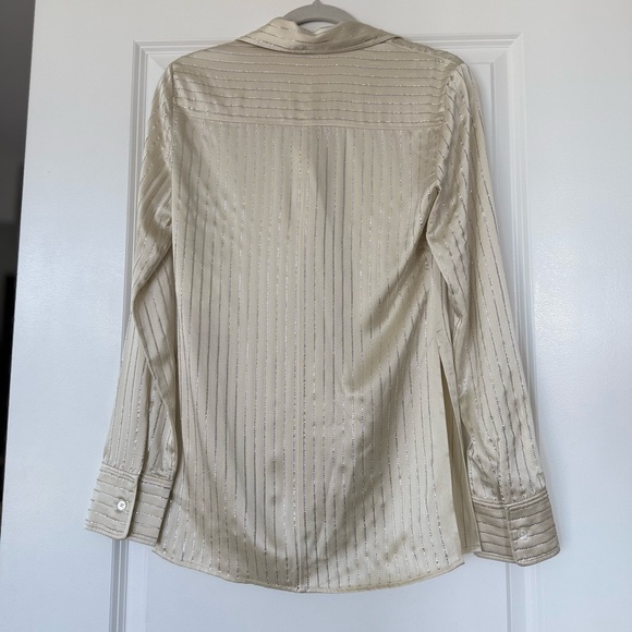 ALEXANDER WANG Crystal Hotfix Slim Crystal embellished Shirt $795 2 - Picture 6 of 10